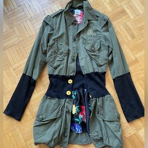 One of a kind Designer Army Jacket 88 Queen St